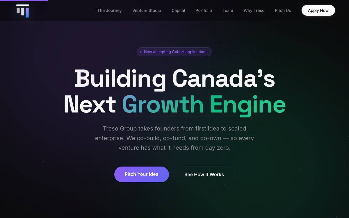 Treso Group / Treso Capital website preview
