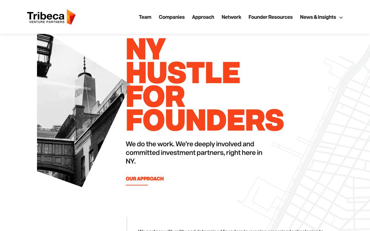 Tribeca Venture Partners website preview