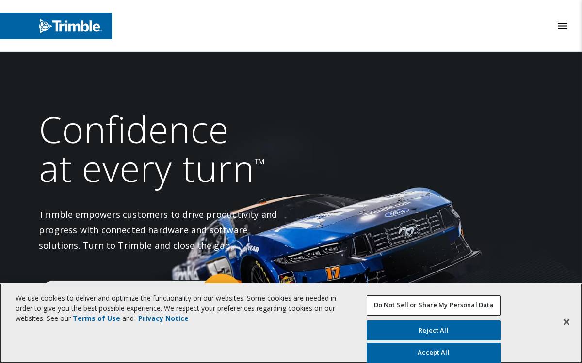 Trimble Ventures website preview