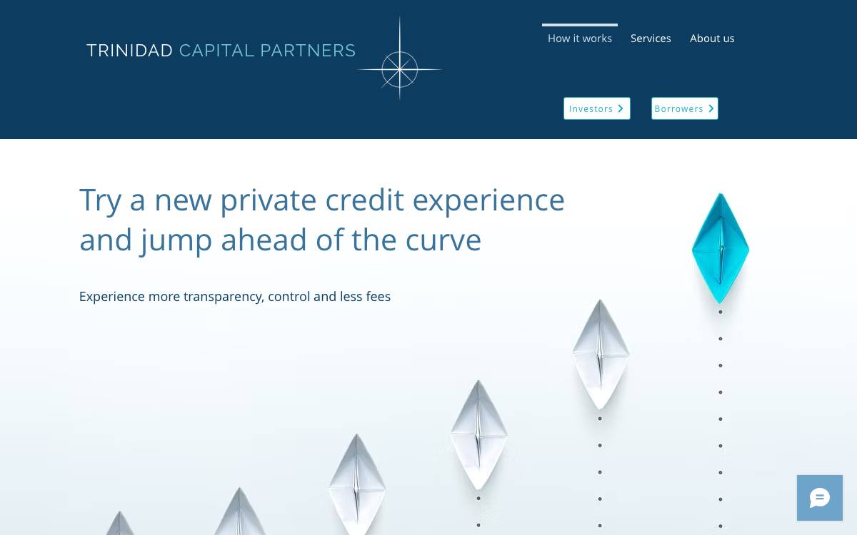Trinidad Capital Partners website preview