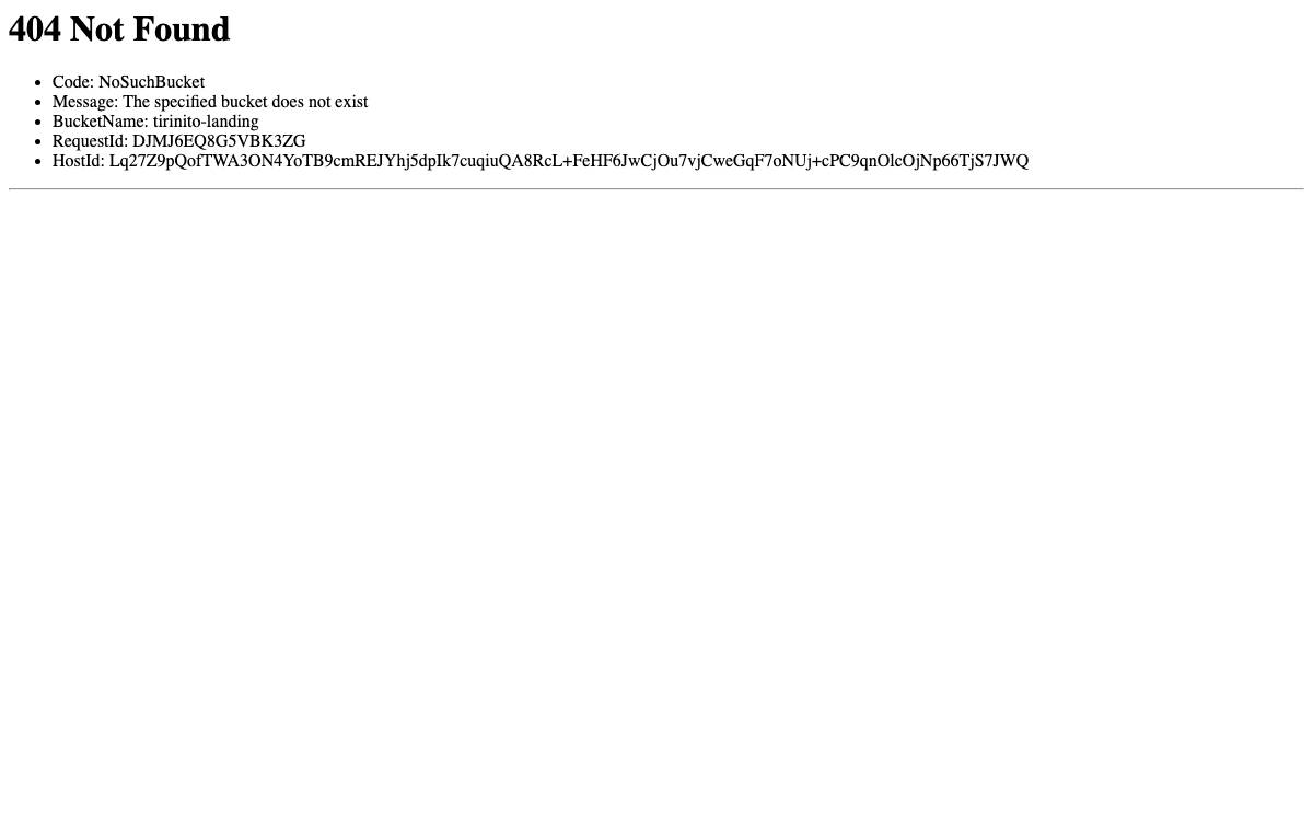 Trinito website preview
