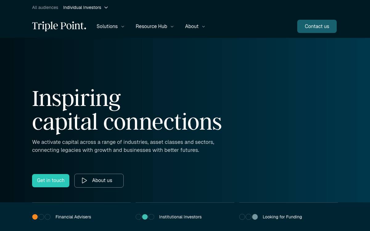 Triple Point Ventures website preview