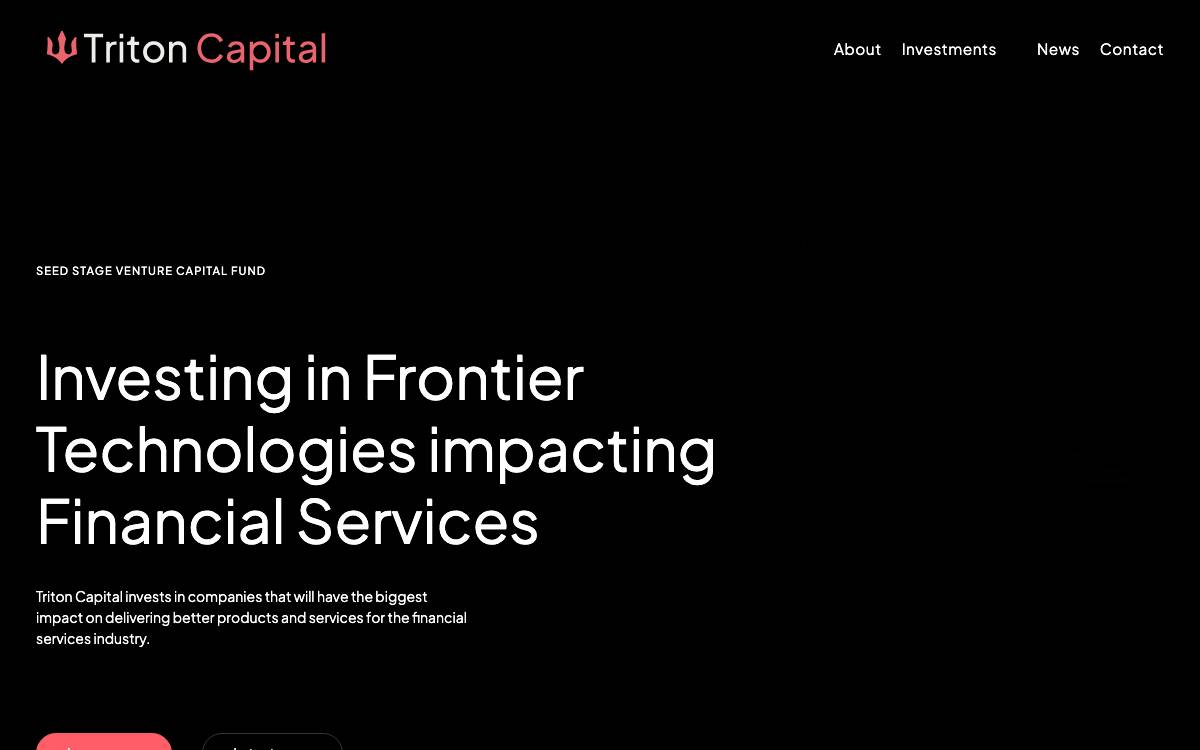 Triton Capital website preview