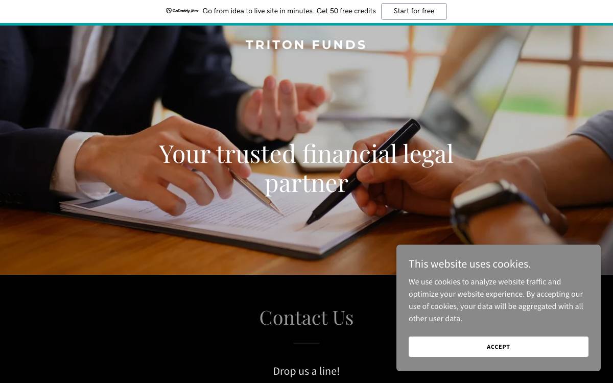 TRITON FUNDS LLC website preview