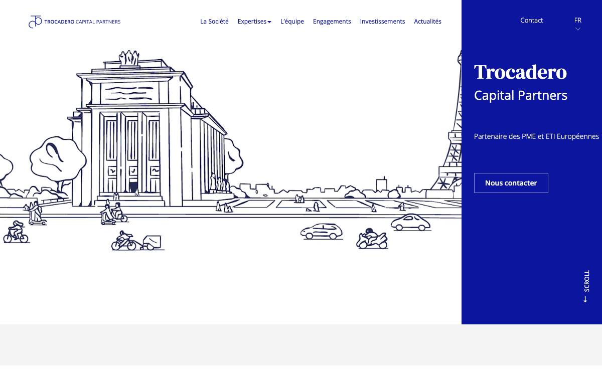 Trocadero Capital Partners website preview