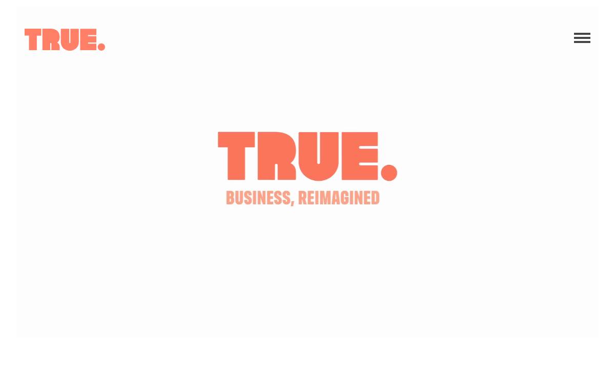 True. website preview