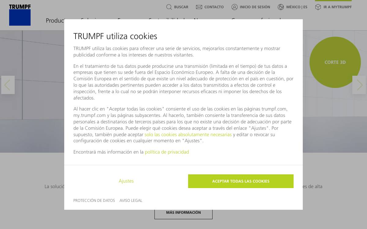 TRUMPF Venture website preview