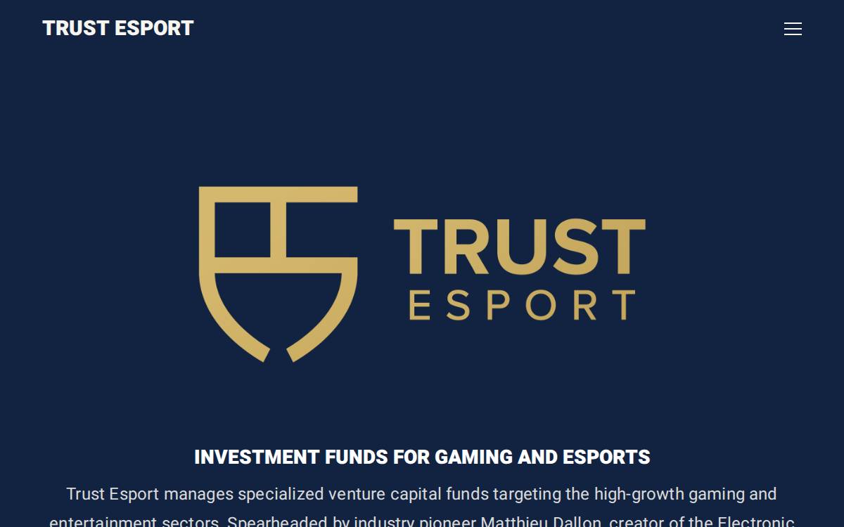TRUST ESPORT website preview