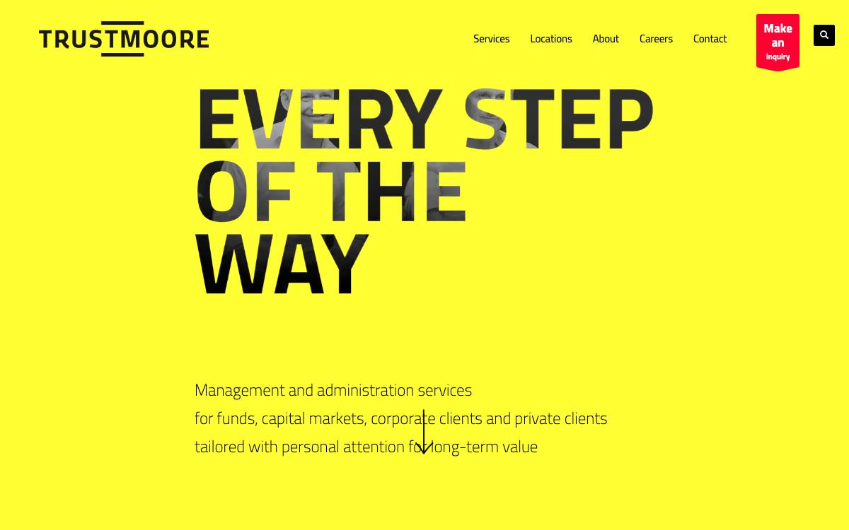 Trustmoore Luxembourg website preview