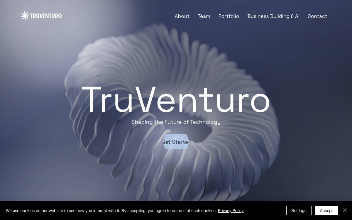 TruVenturo GmbH website preview