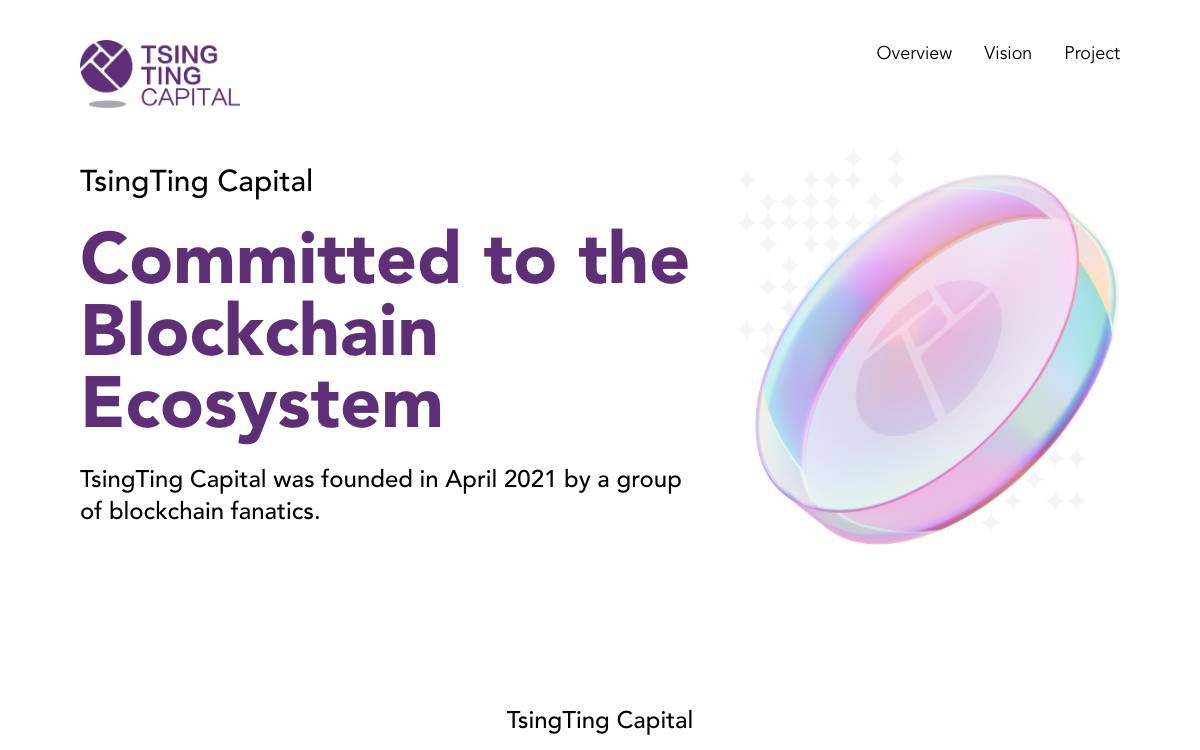 TsingTing Capital website preview
