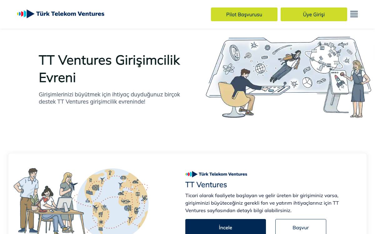TT Ventures website preview