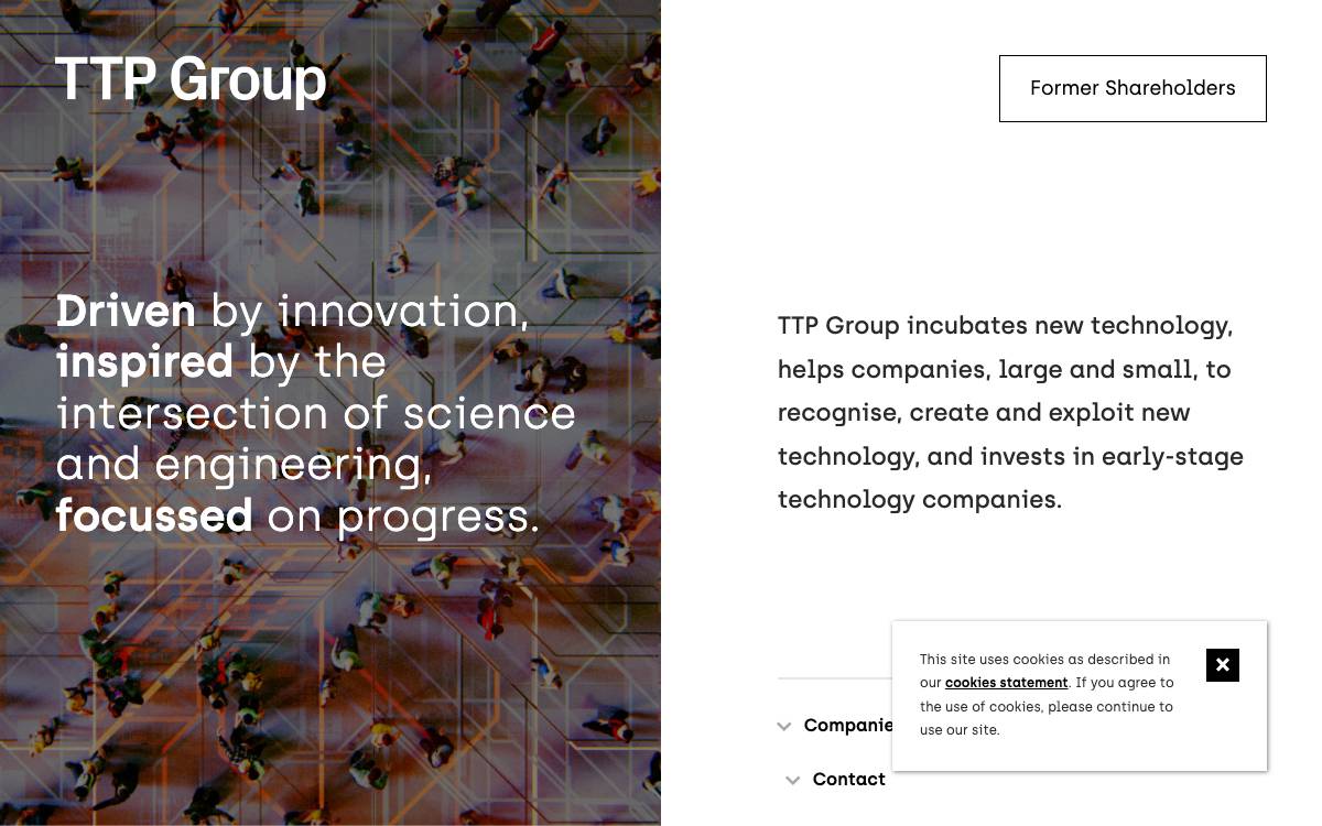 TTP Ventures website preview