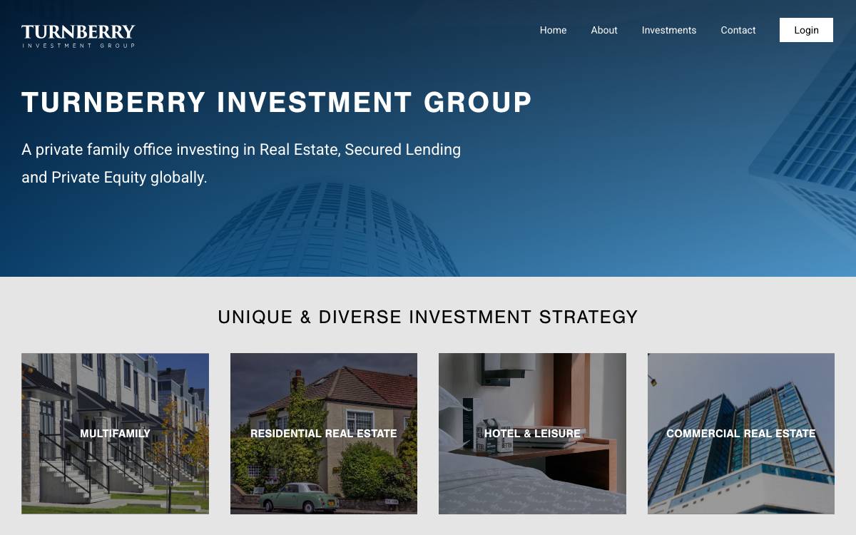 Turnberry Investment Group website preview