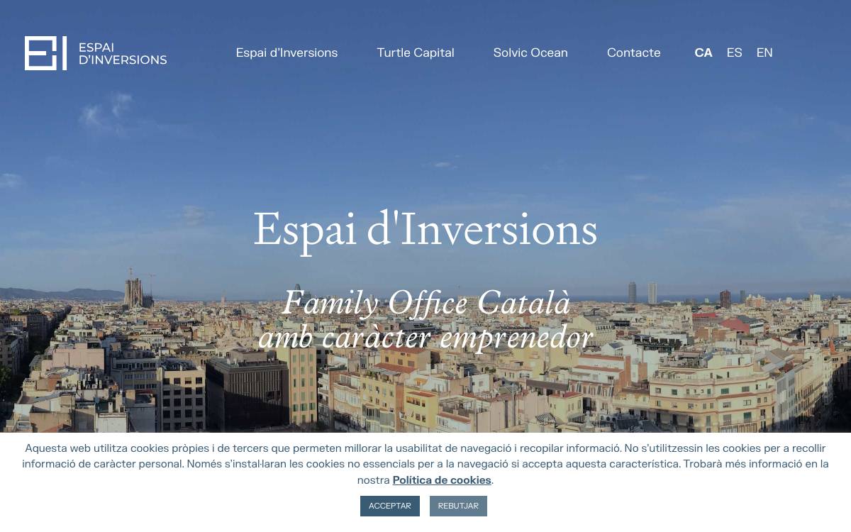 Turtle Capital & Investments website preview