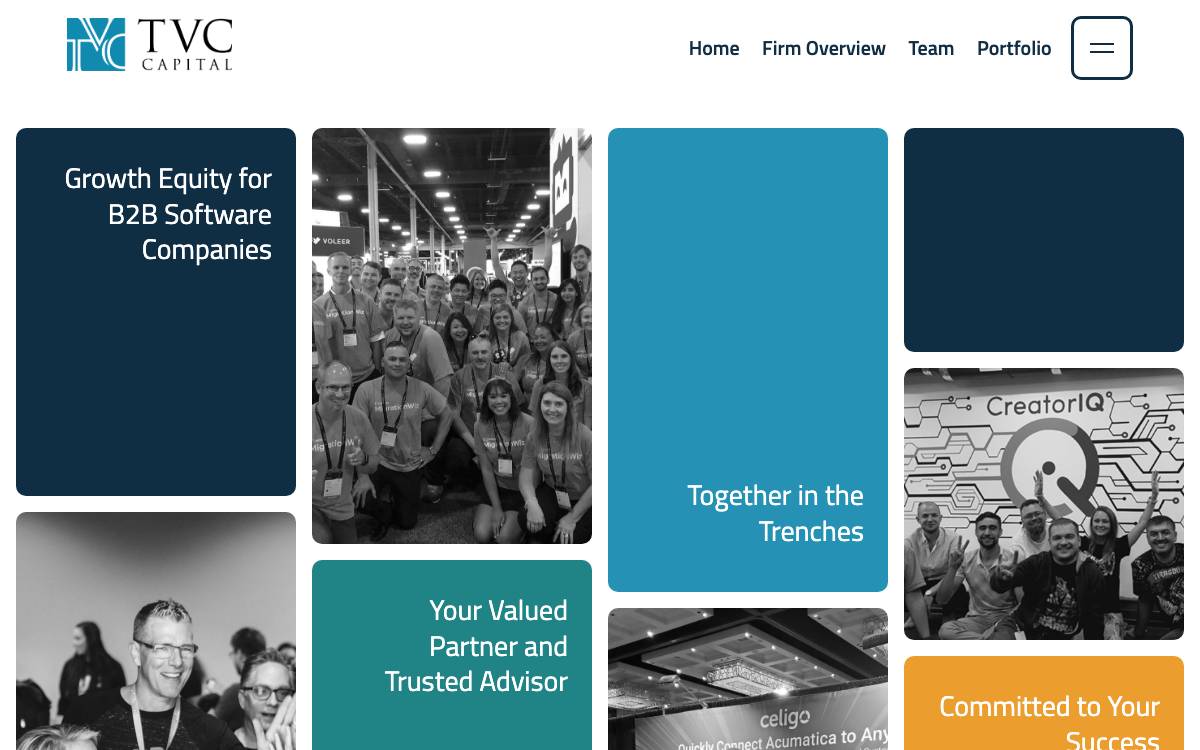 TVC Capital website preview