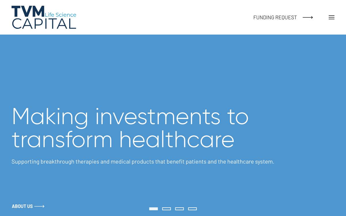 TVM Capital website preview
