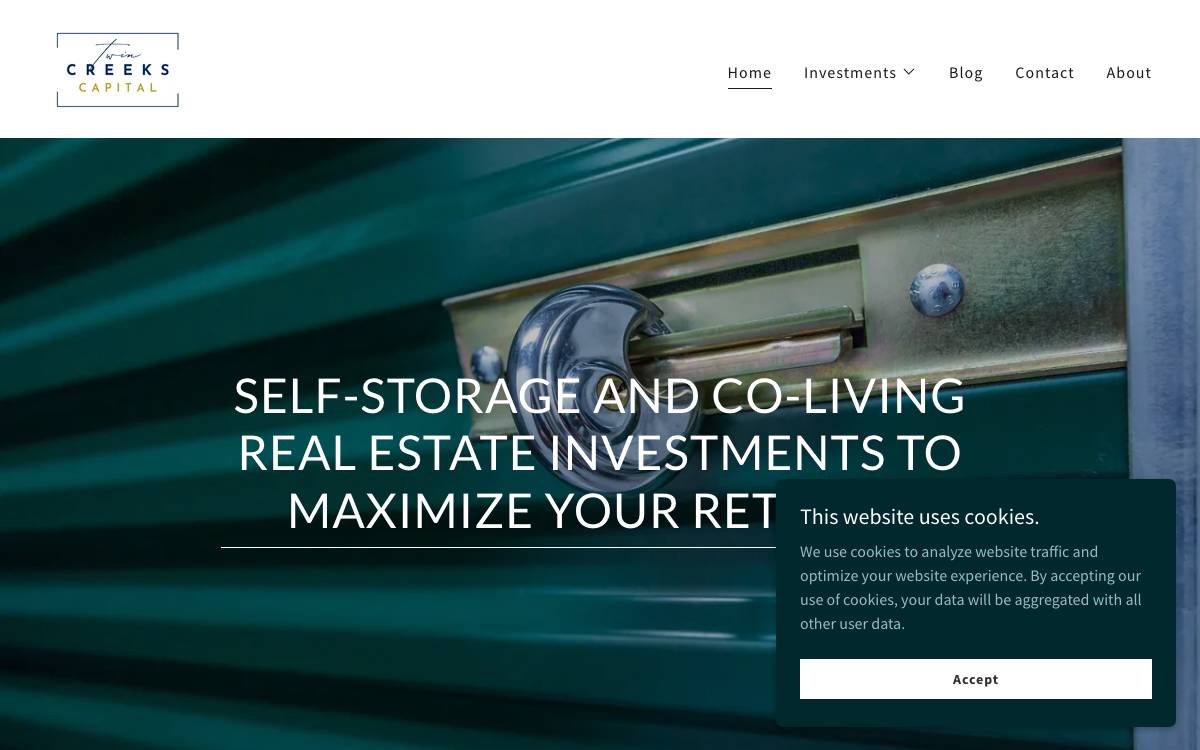 Twin Creeks website preview