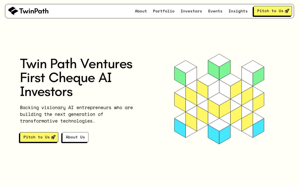 Twin Path Ventures website preview