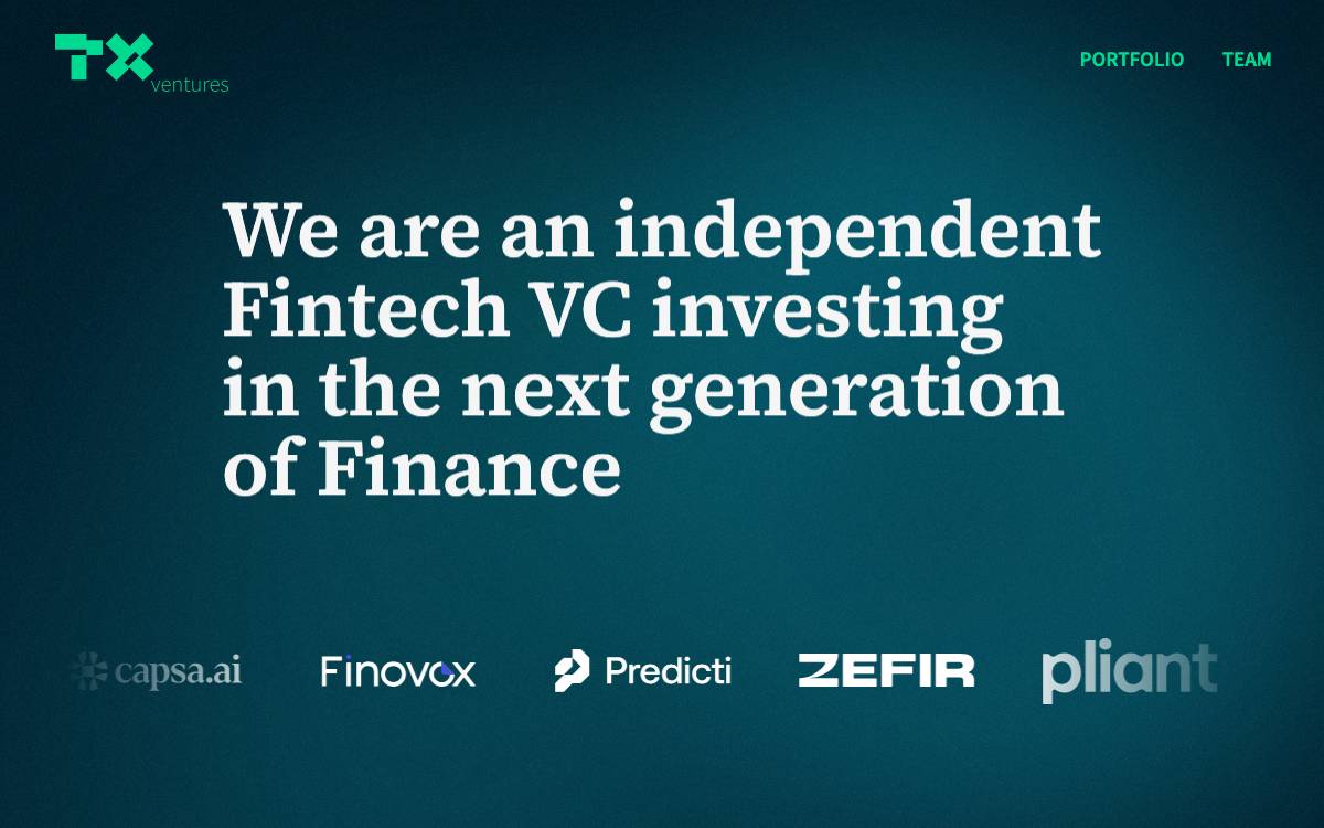 TX Ventures website preview