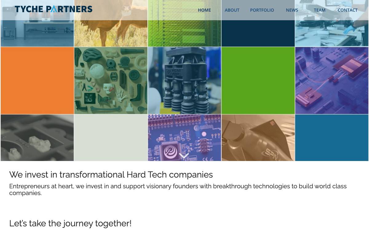 Tyche Partners website preview
