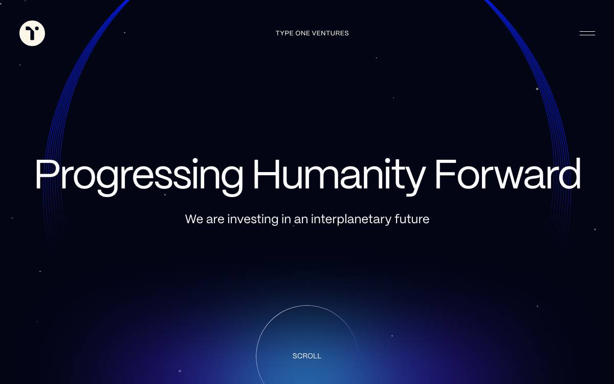 Type One Ventures website preview