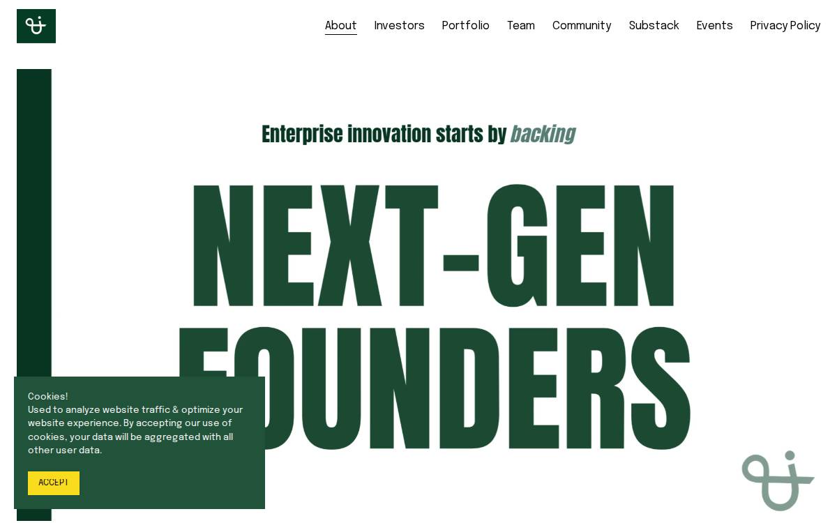 U&I Ventures website preview