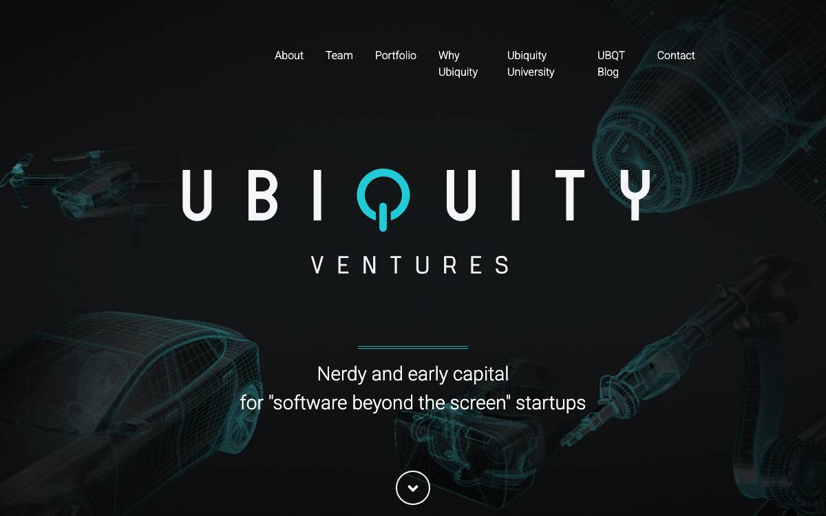 Ubiquity Ventures website preview