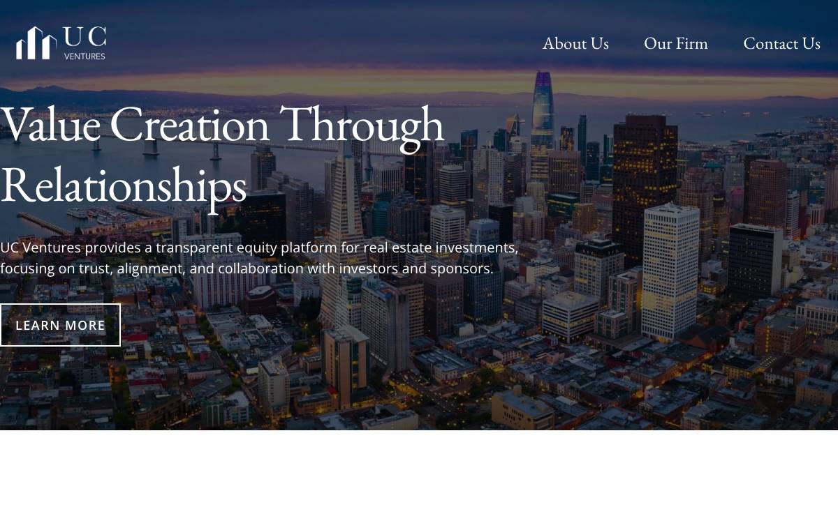 Uc Ventures, Llc website preview