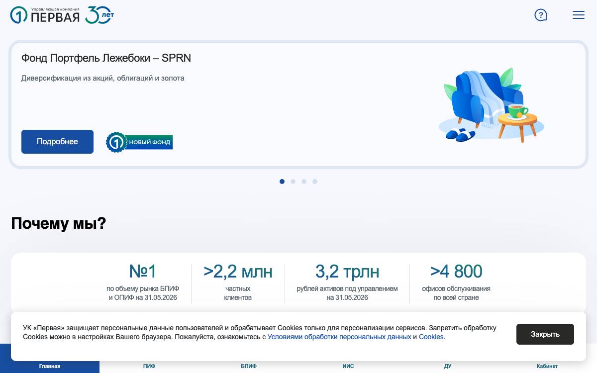 UK Pervaya / Pervaya private-market vehicles website preview