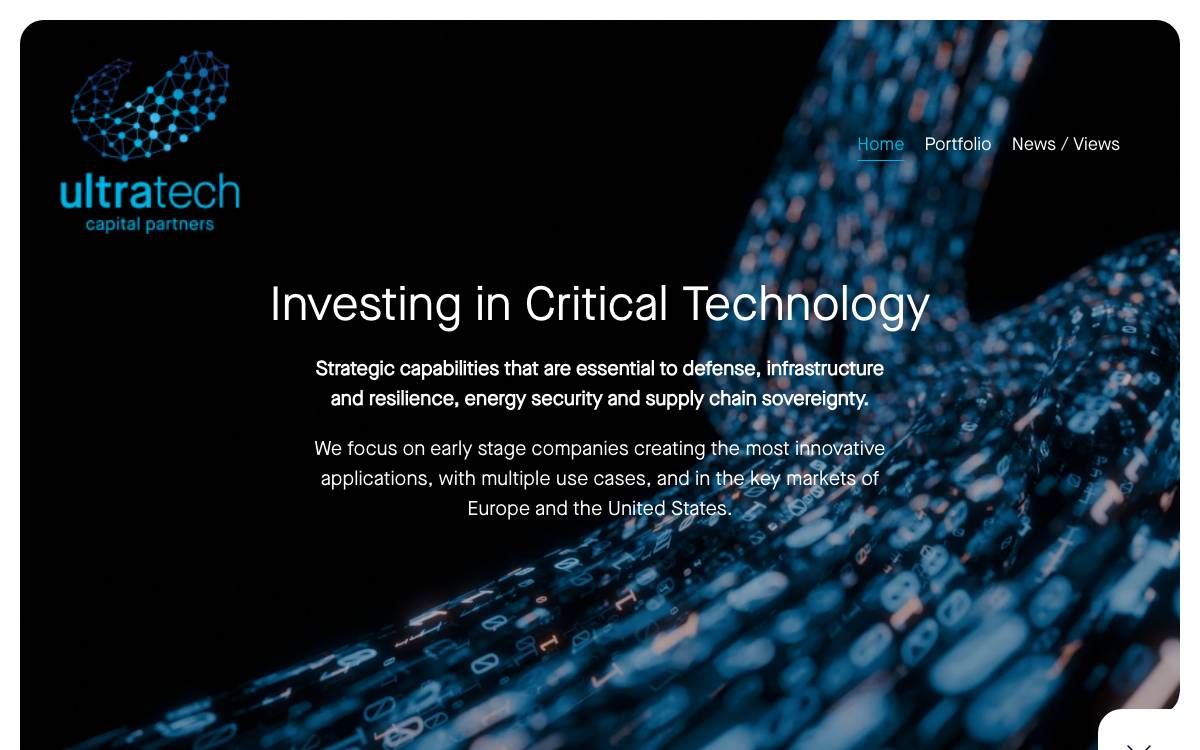 Ultratech Capital Partners website preview