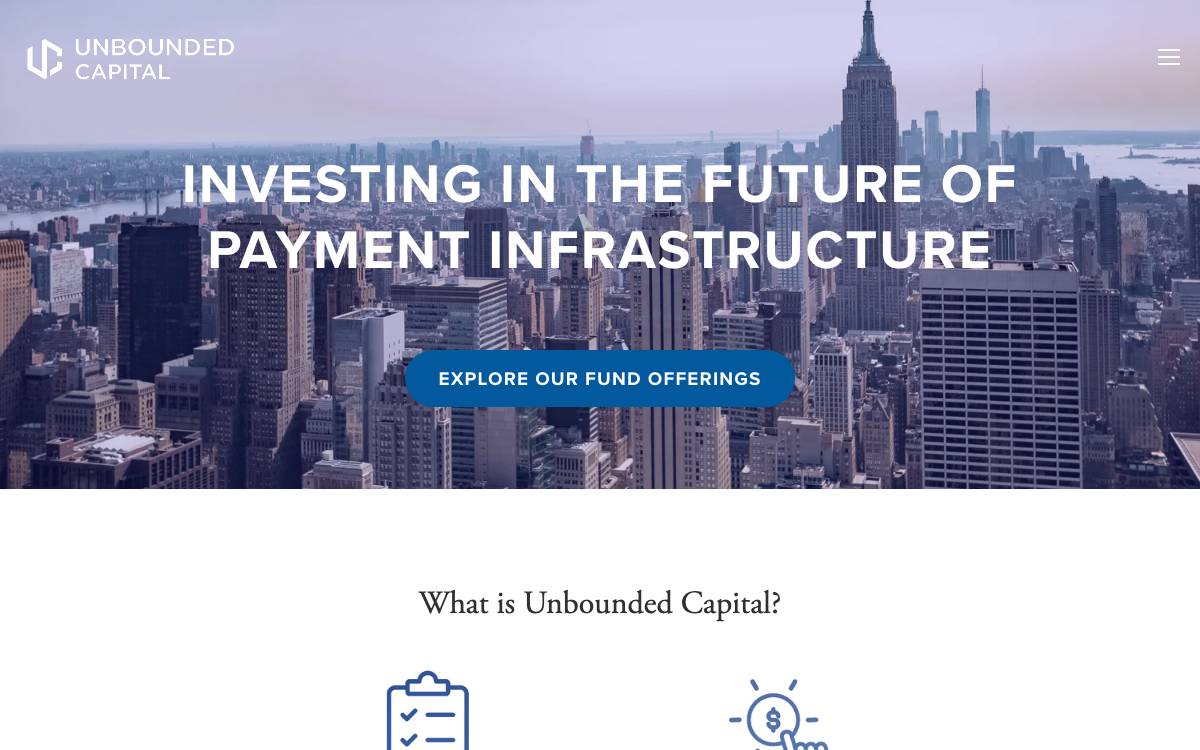 Unbounded Capital website preview