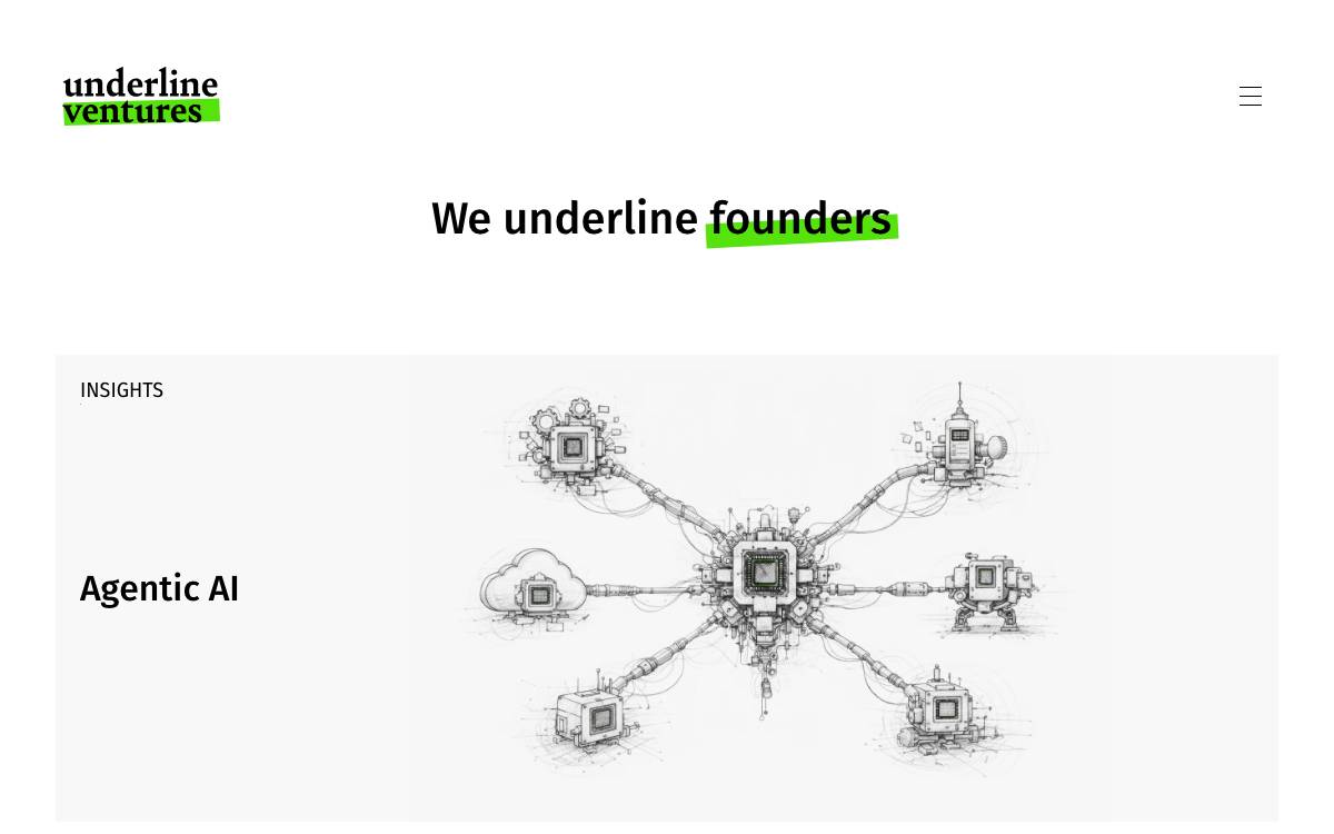Underline Ventures website preview