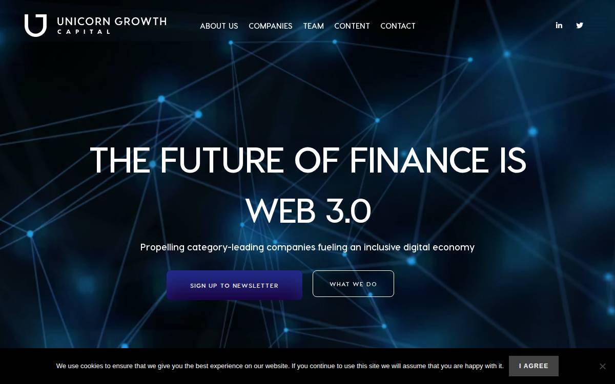 Unicorn Growth Ventures website preview