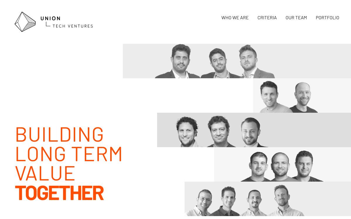 Union Tech Ventures website preview