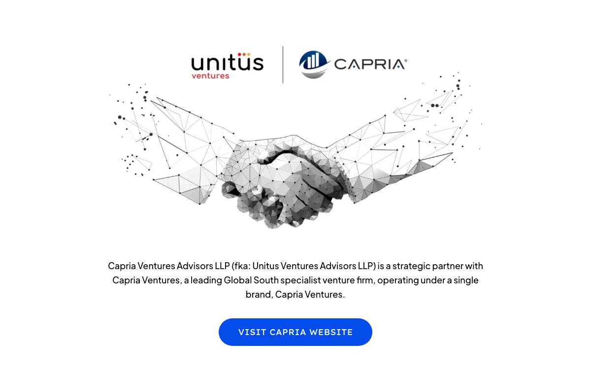 Unitus Ventures website preview