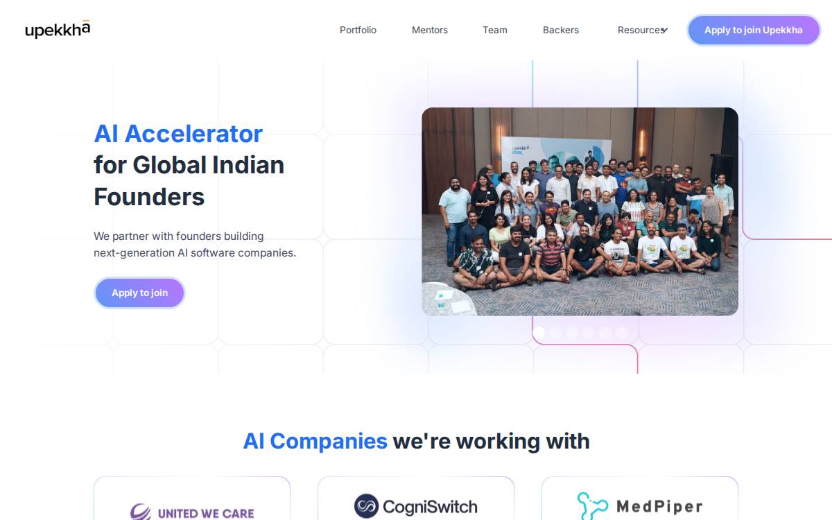 Upekkha website preview