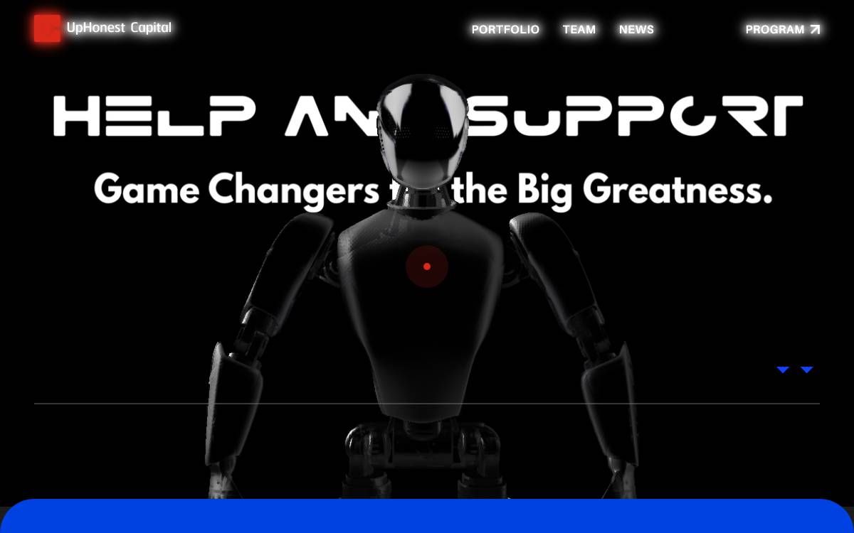 UpHonest Capital website preview