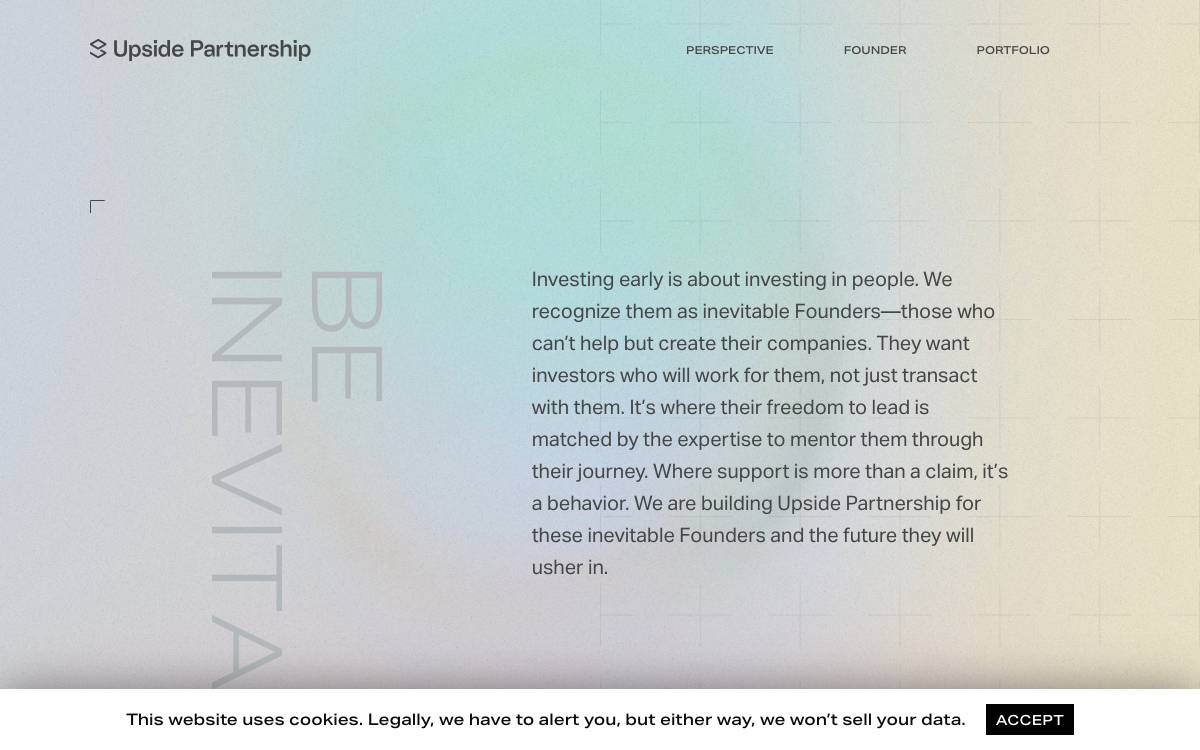 Upside Partnership website preview