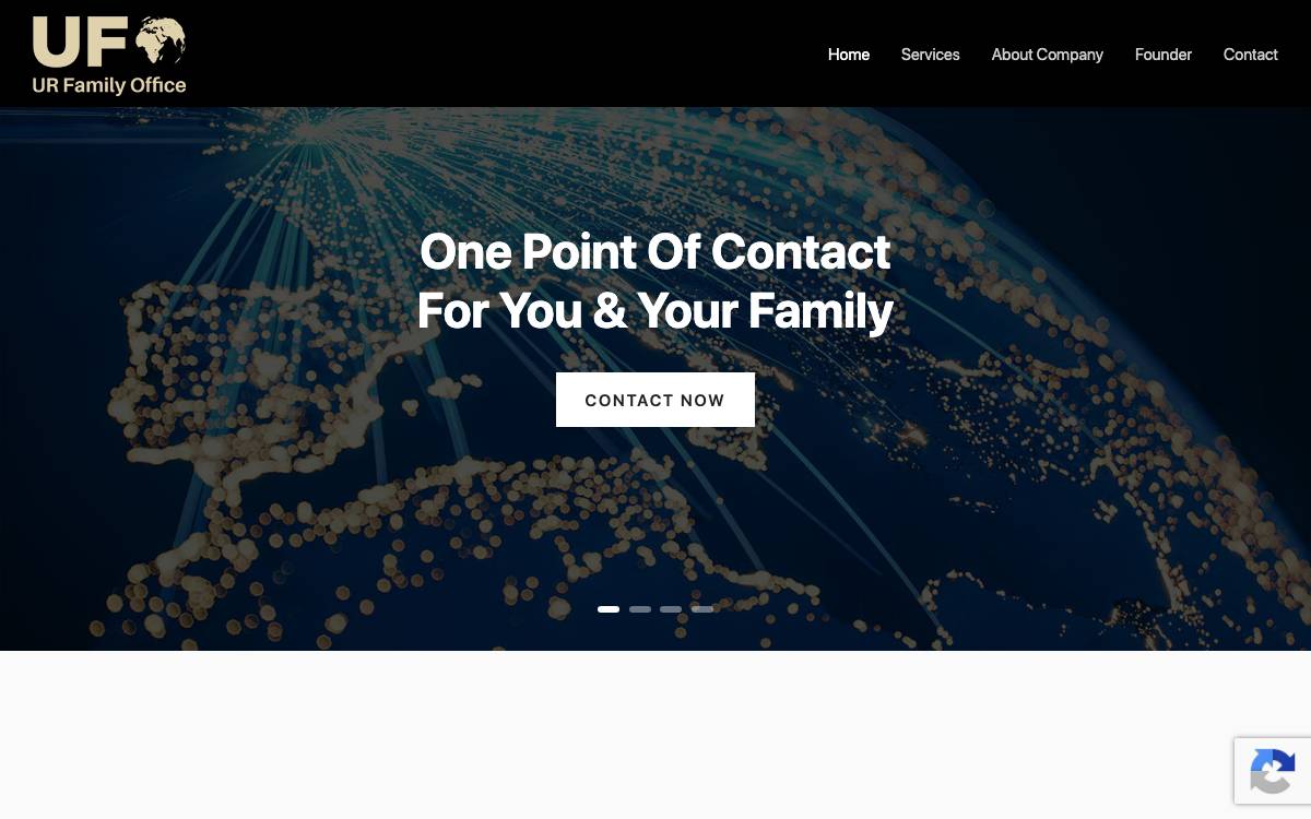 UR Family Office website preview