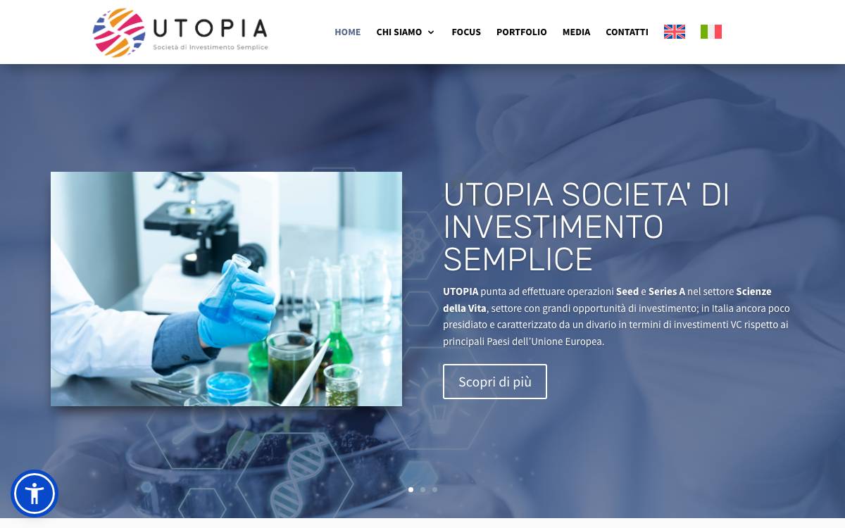 Utopia website preview