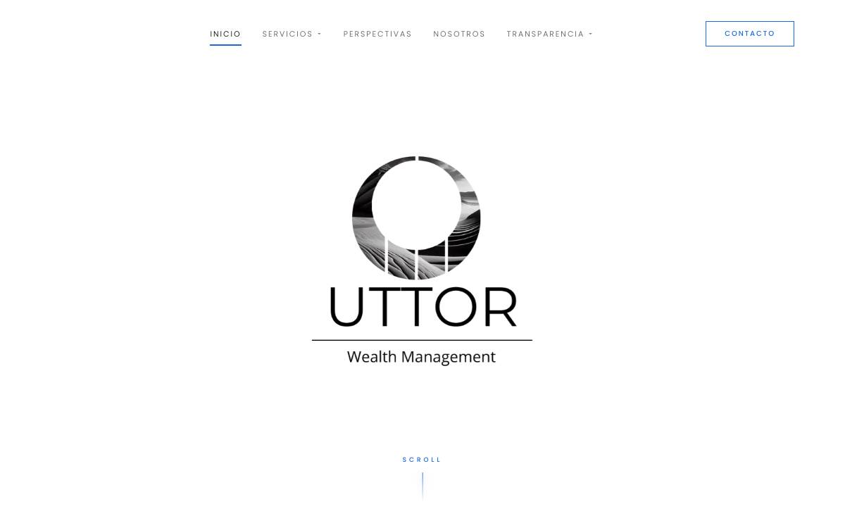 UTTOR Wealth Management website preview
