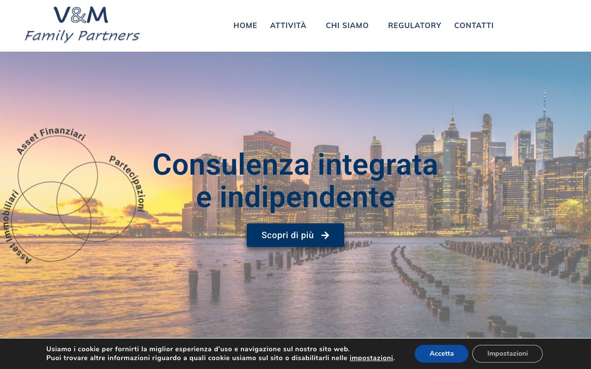 V&M Family Partners SCF website preview