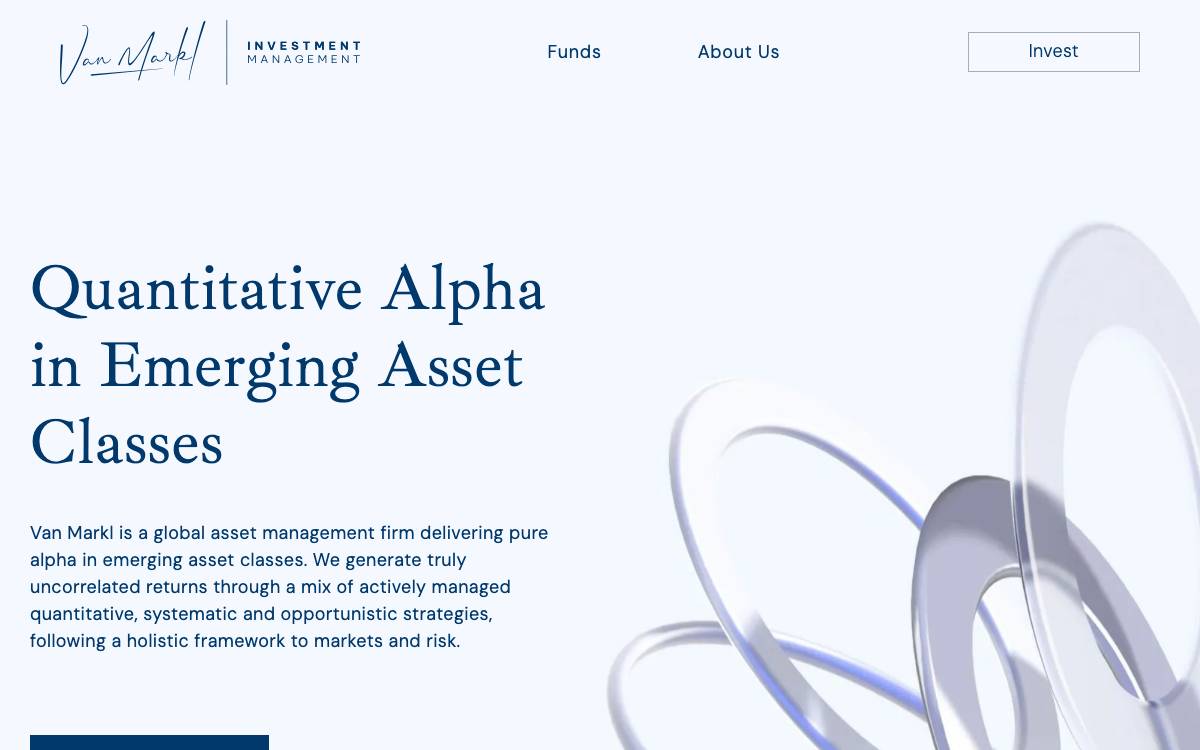 Van Markl Investment Management website preview