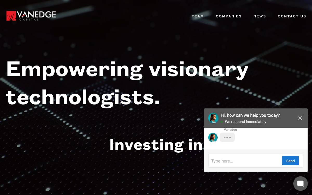 Vanedge Capital Limited Partnership website preview