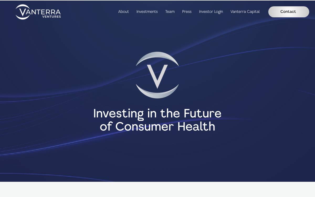 Vanterra Ventures website preview