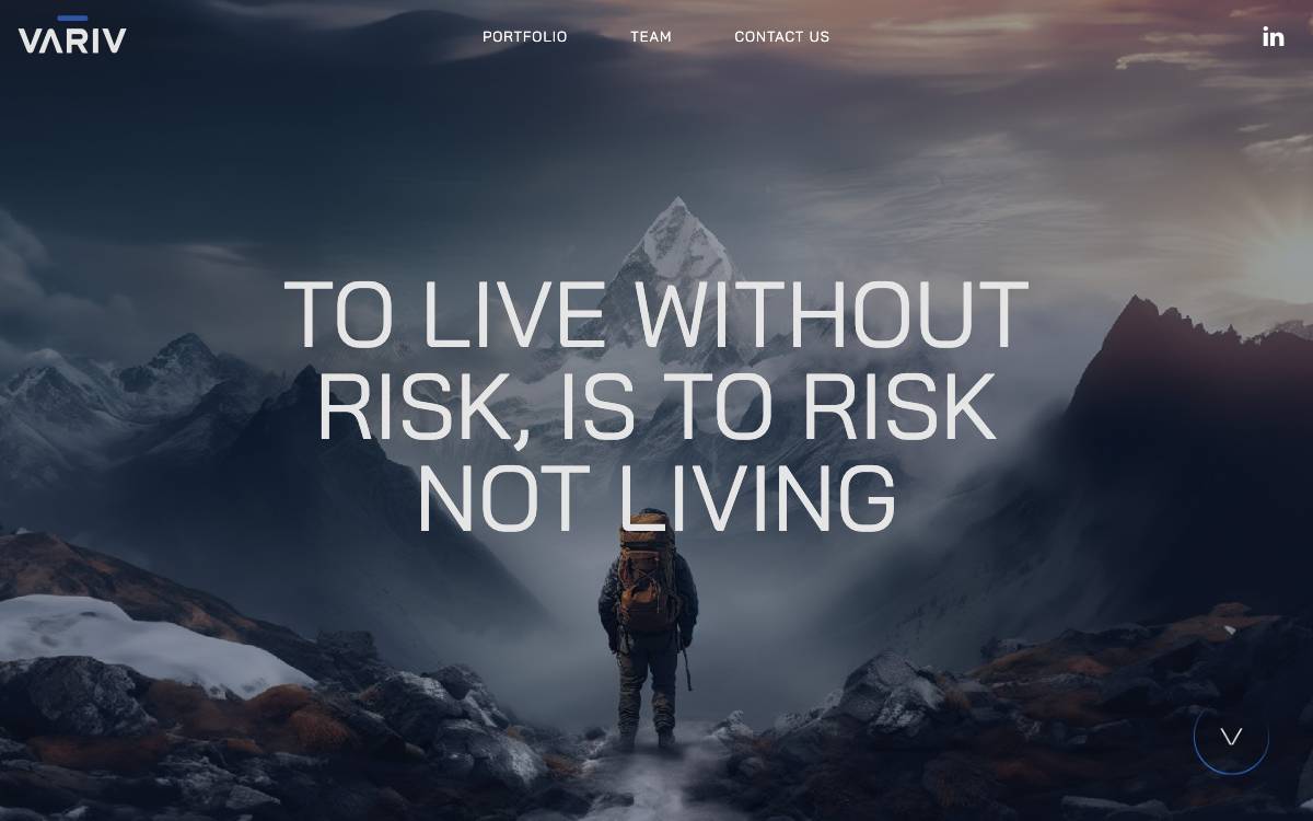VARIV website preview