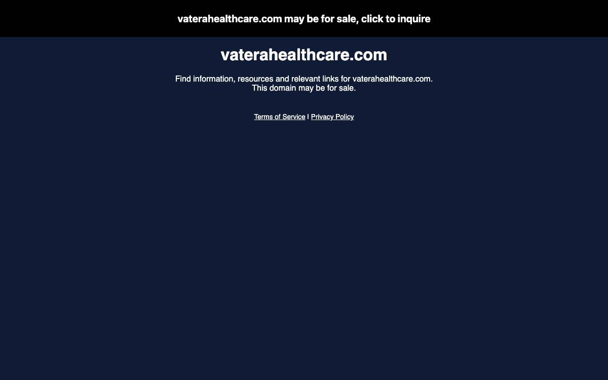 Vatera Healthcare Partners website preview