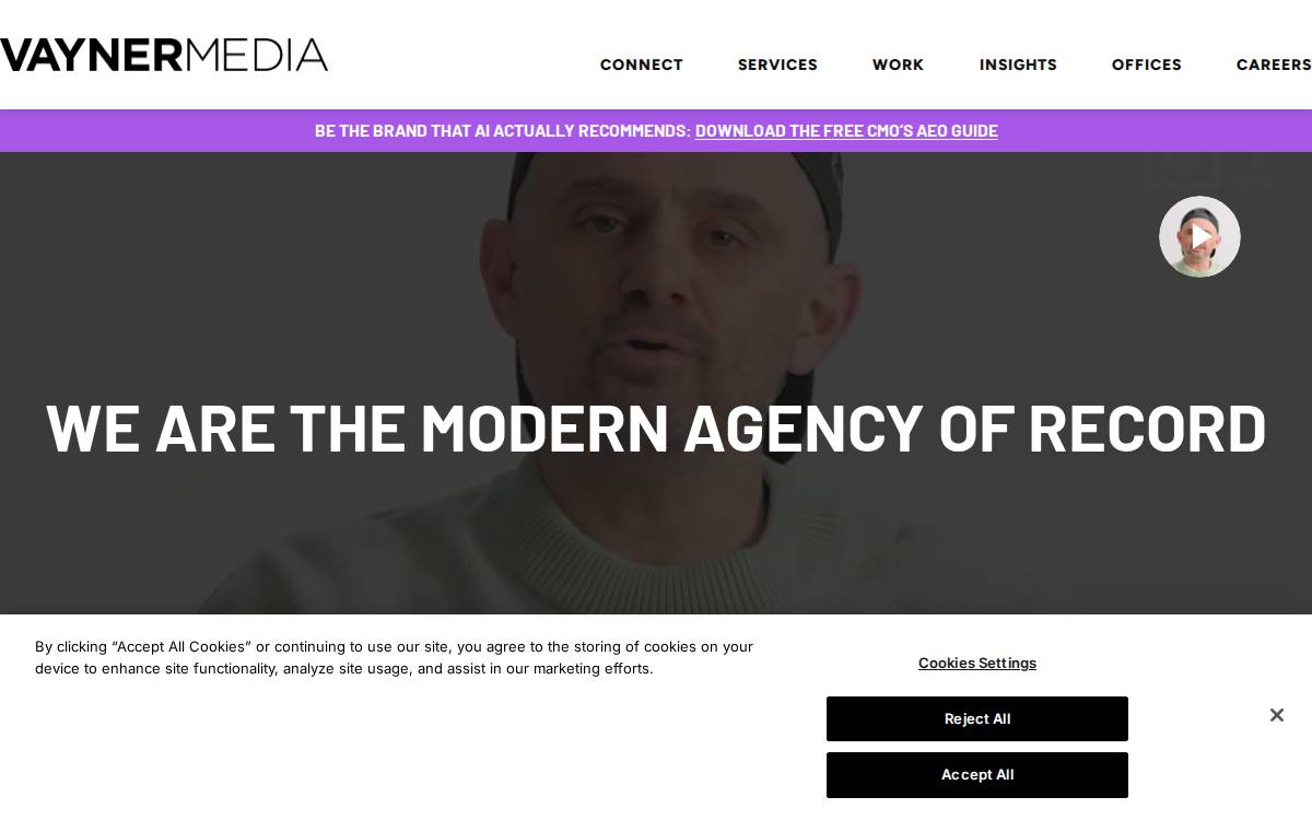 VaynerMedia website preview