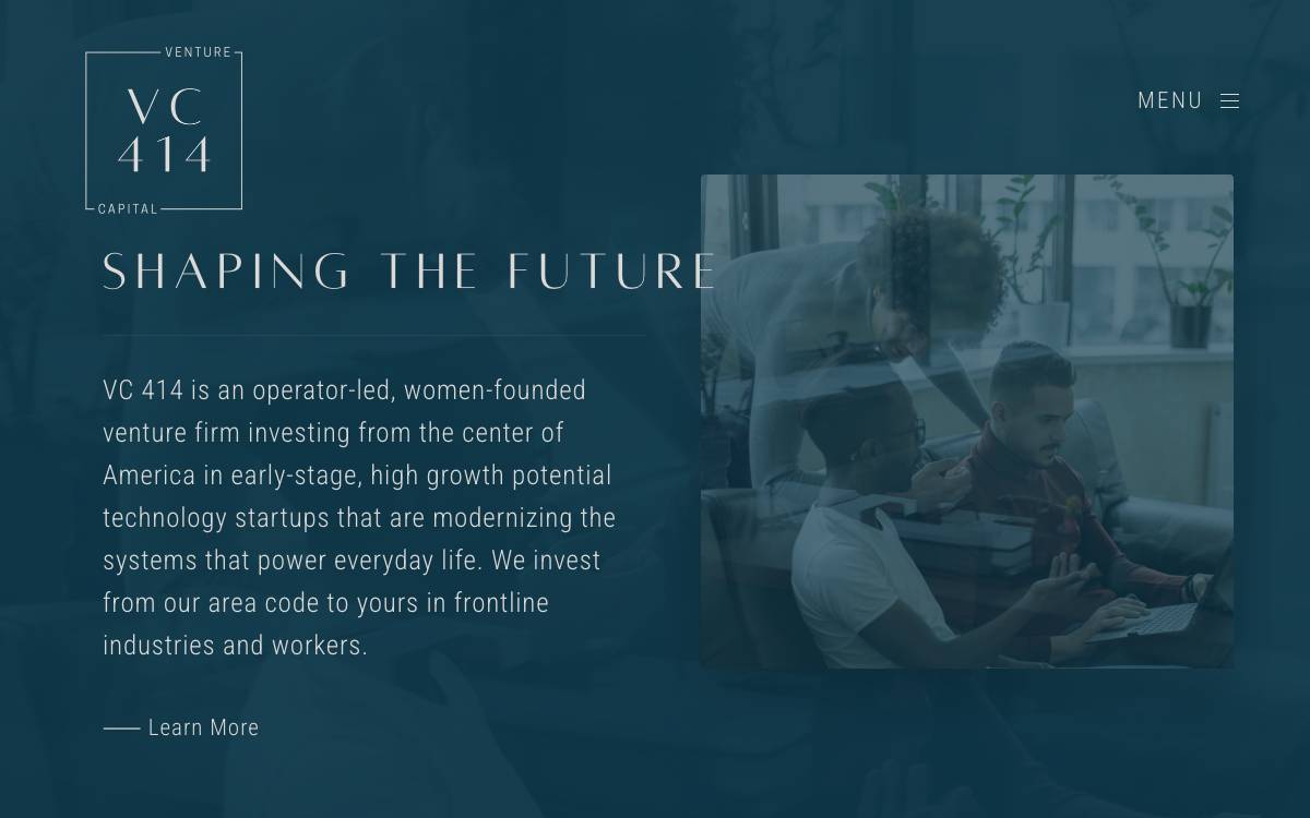 VC 414 website preview